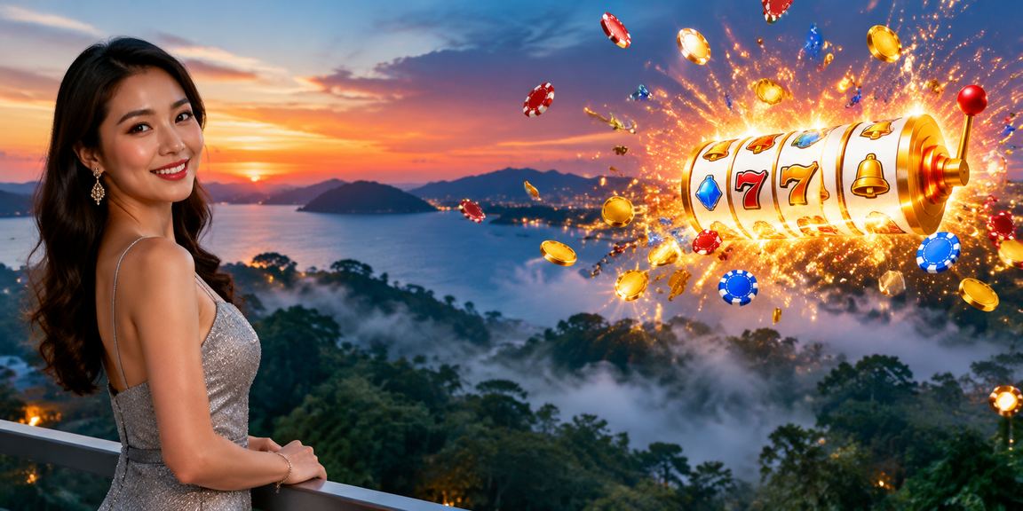 Pemain menikmati permainan slot di luckin33