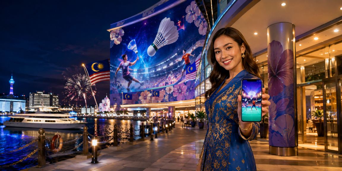 Pengguna Malaysia menggunakan aplikasi luckin33 di telefon pintar Android